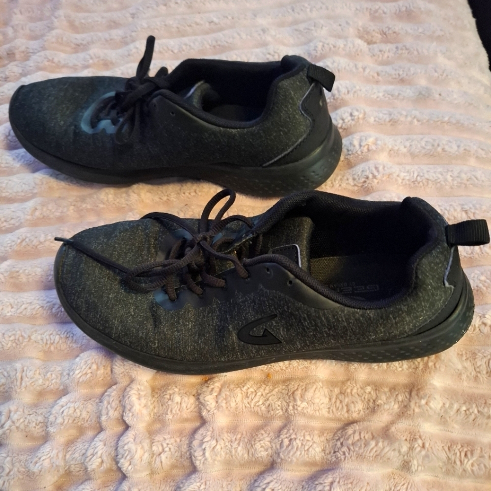 👟Geers by Dream Seek Black Gray Athletic Sneakers Lightweight Comfort